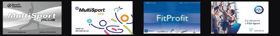 MultiSport Plus, MultiSport Kids, FitProfit, PZU Sport